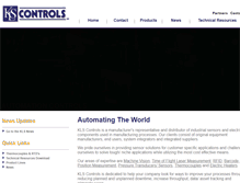 Tablet Screenshot of klscontrols.com